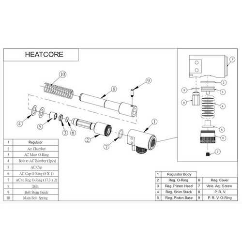 paintball gun parts diagram