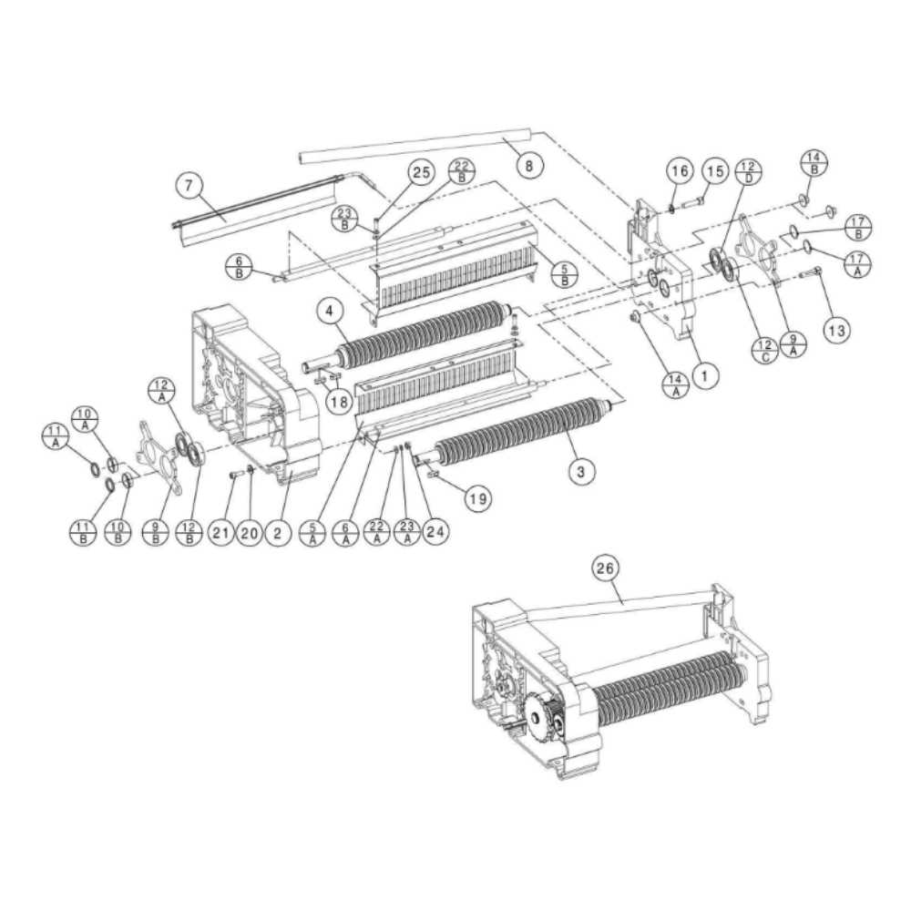 paper shredder parts diagram