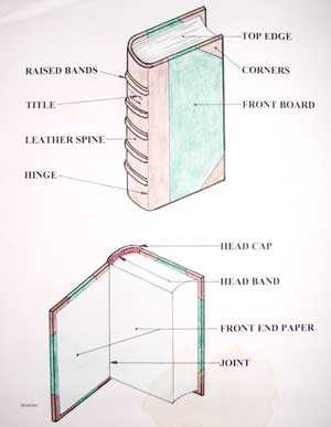 parts of a book diagram