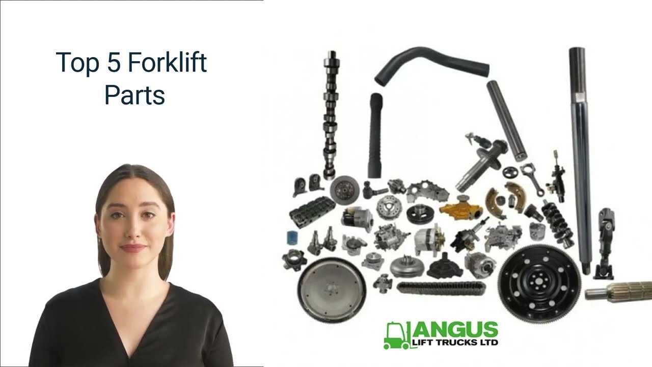 parts of a forklift diagram