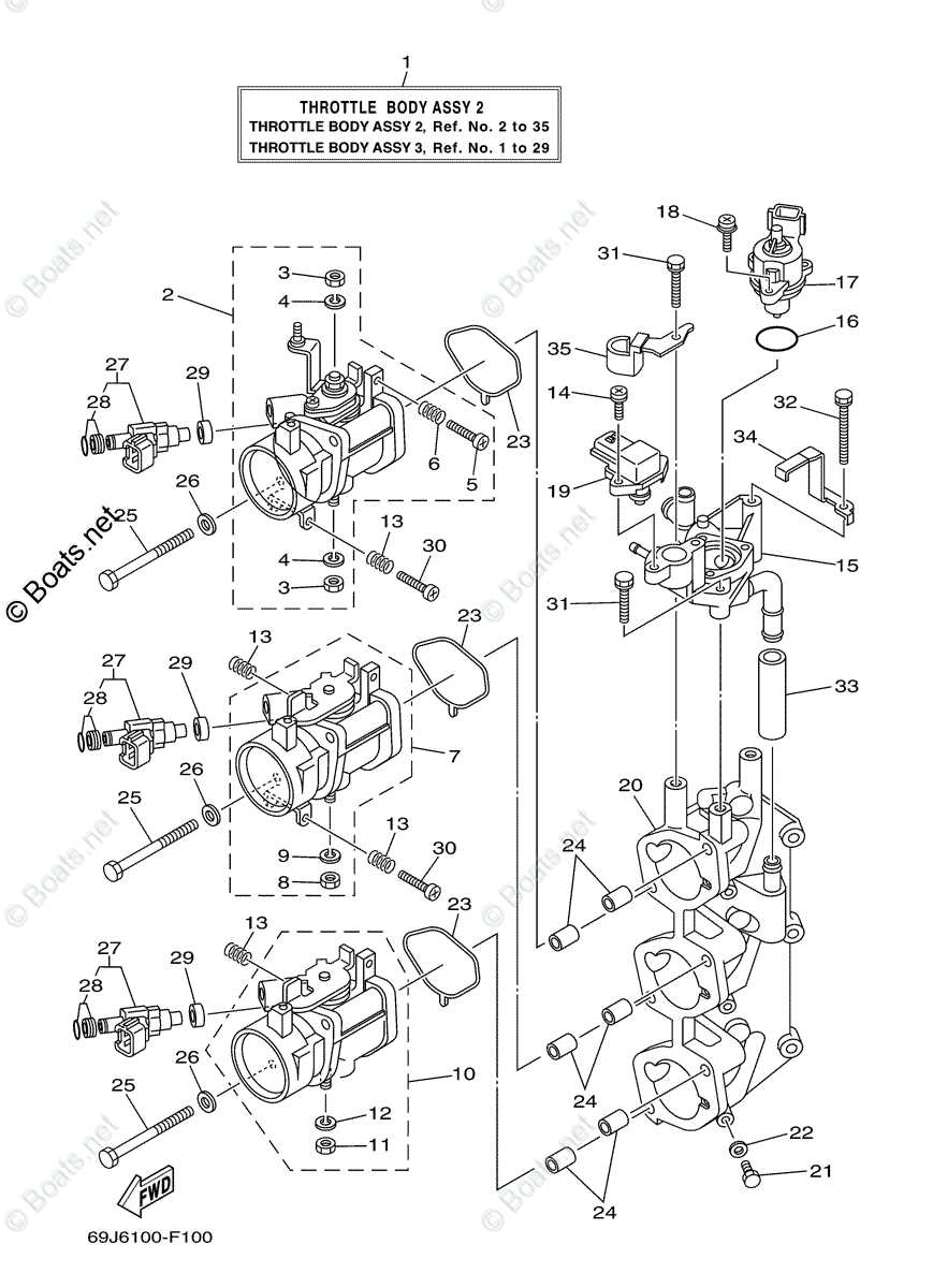 parts of a throttle body diagram