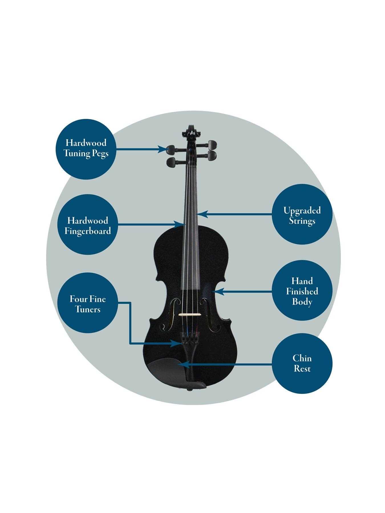 parts of a violin diagram