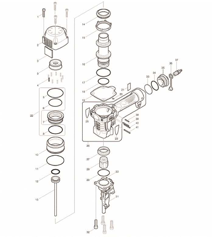 paslode framing nailer parts diagram