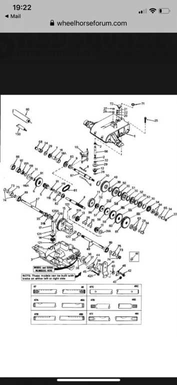 peerless transmission parts diagram