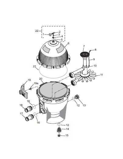 pentair de filter parts diagram