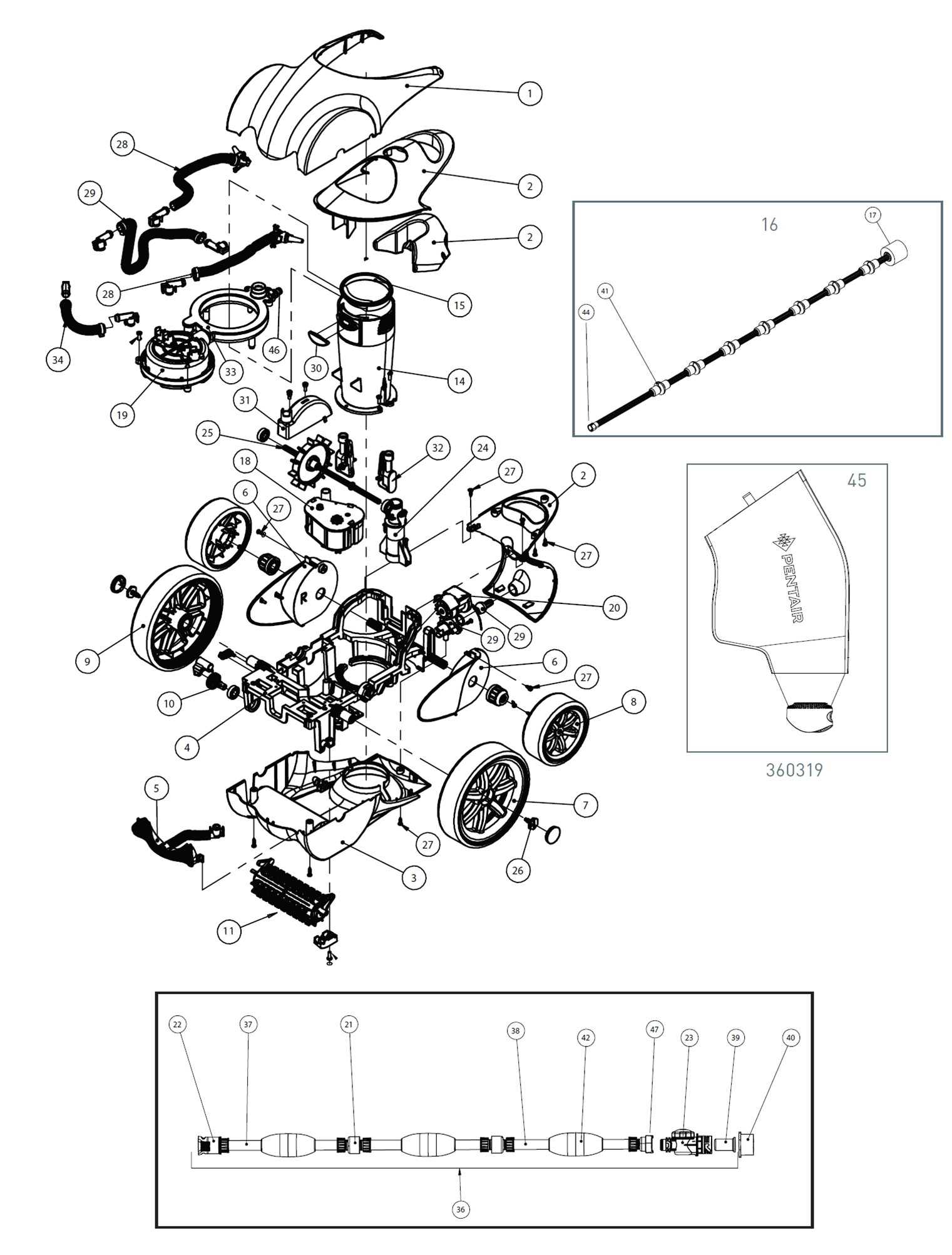 pentair pool heater parts diagram