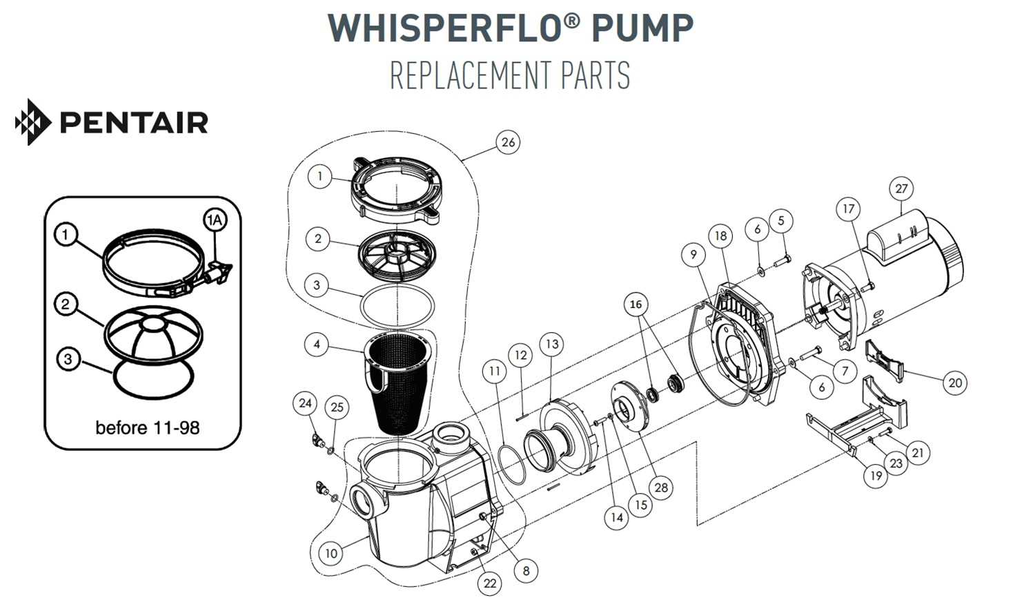 pentair sm 20 3 parts diagram