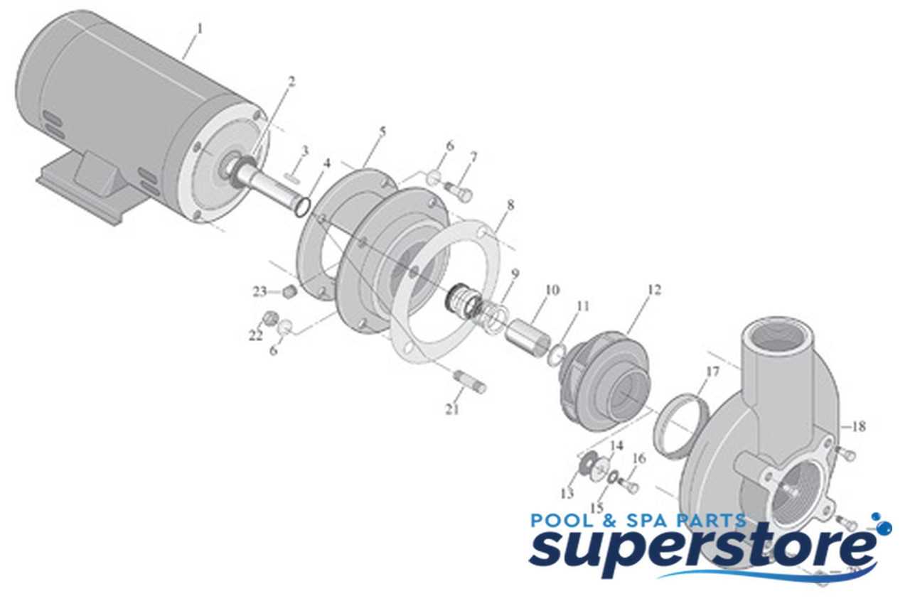 pentair superflo parts diagram