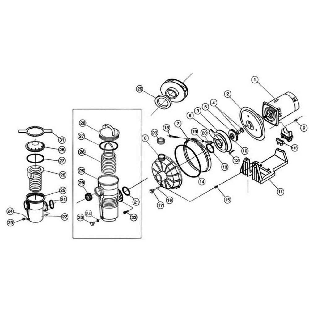 pentair superflo parts diagram