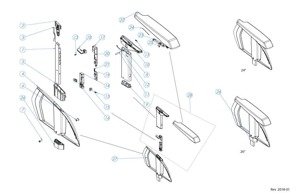 permobil m3 parts diagram