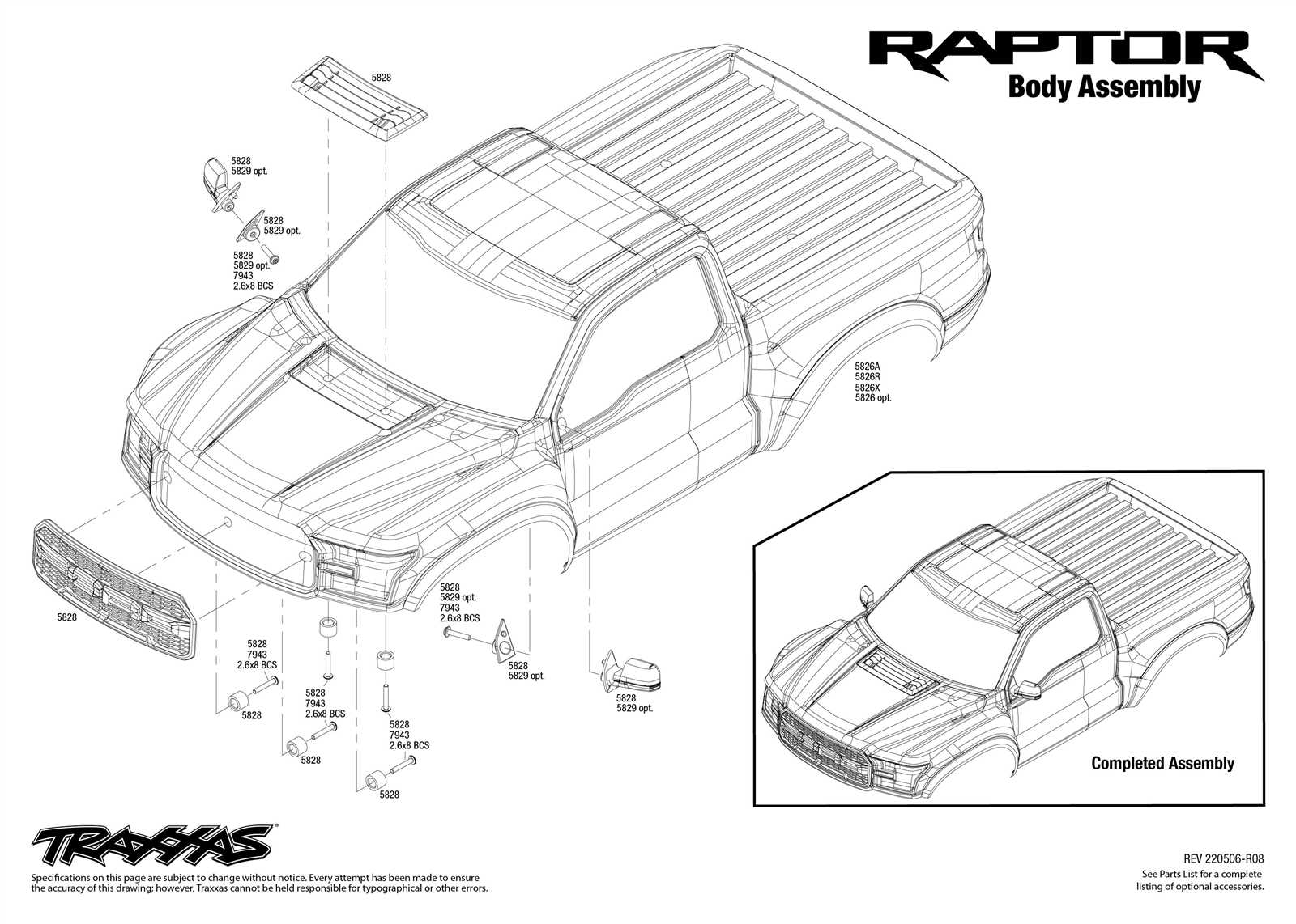 pickup truck body parts diagram