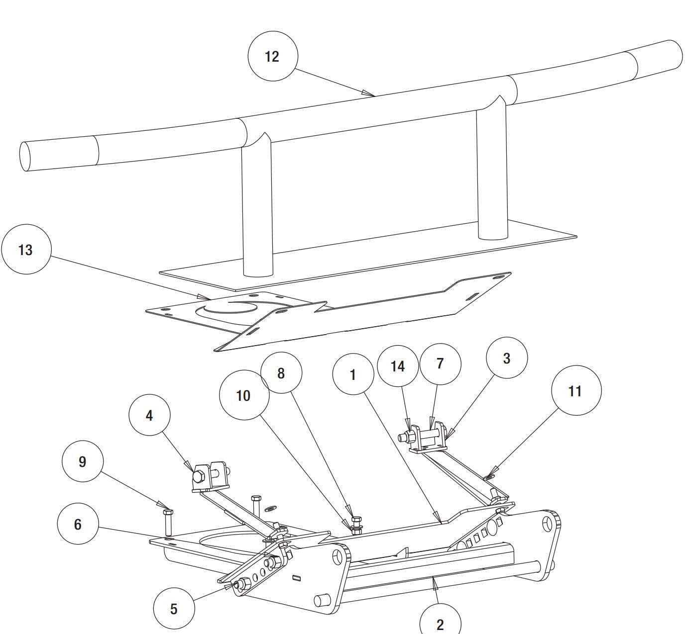 polaris glacier 1 plow parts diagram