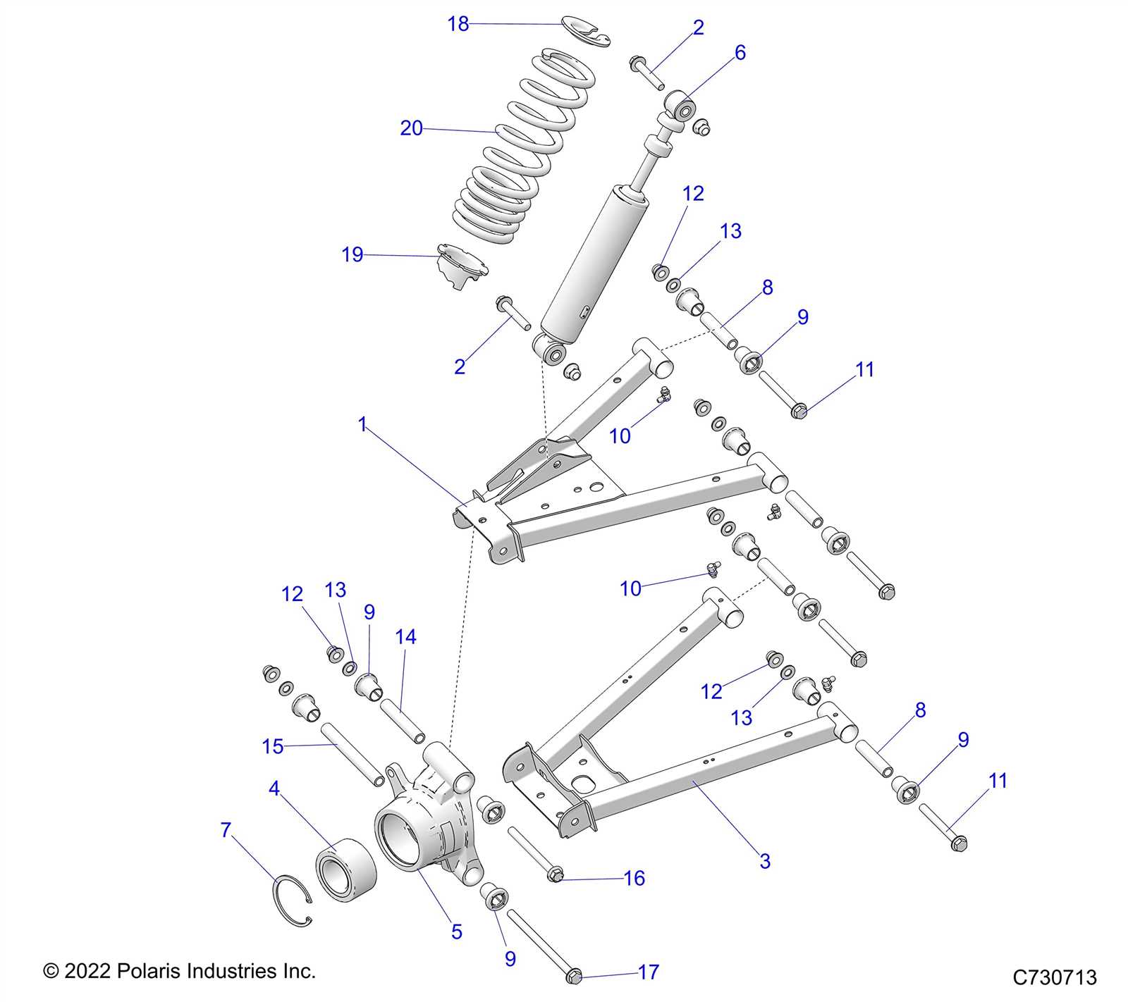 polaris ranger 1000 parts diagram