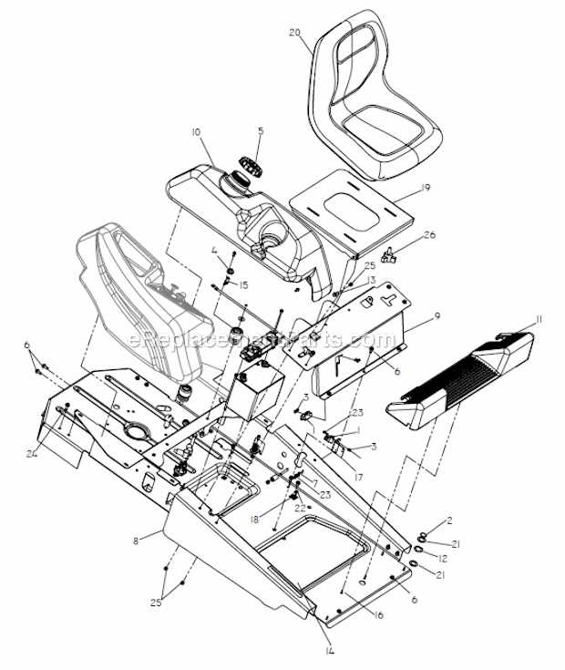 poulan pro p54zx parts diagram