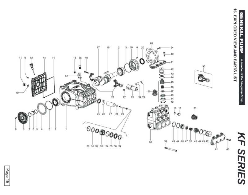 pressure washer pump parts diagram