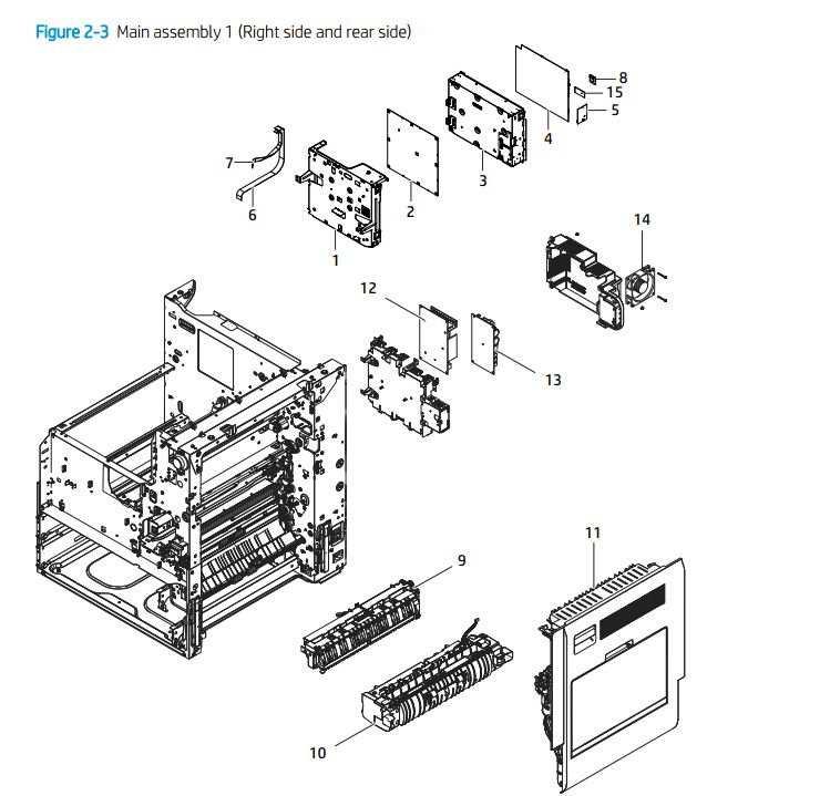 printer parts diagram