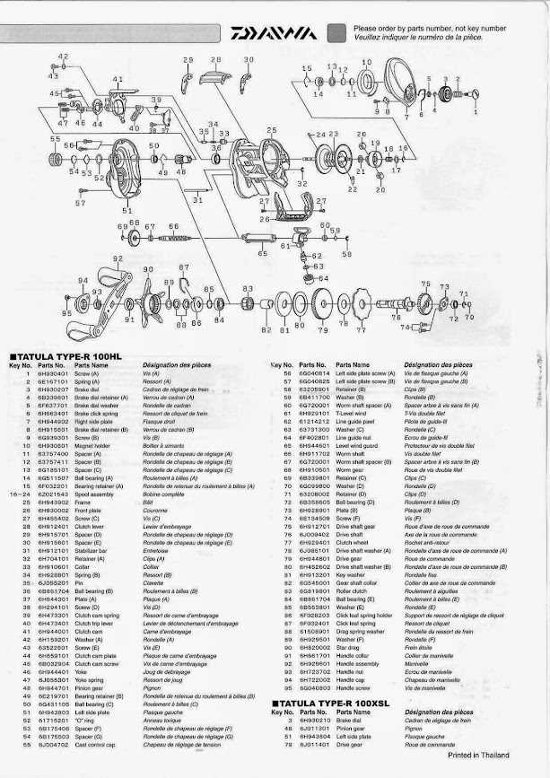 quantum fishing reel parts diagram