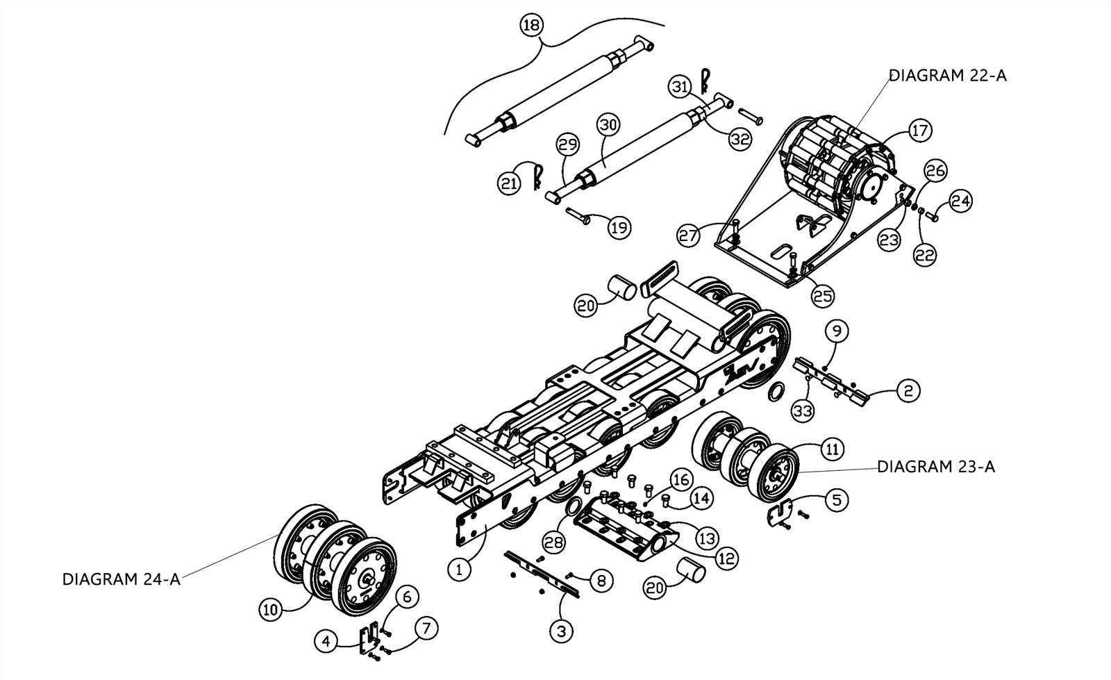 ravin r20 parts diagram