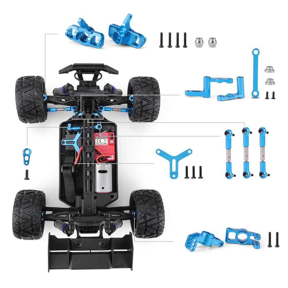 rc car parts diagram