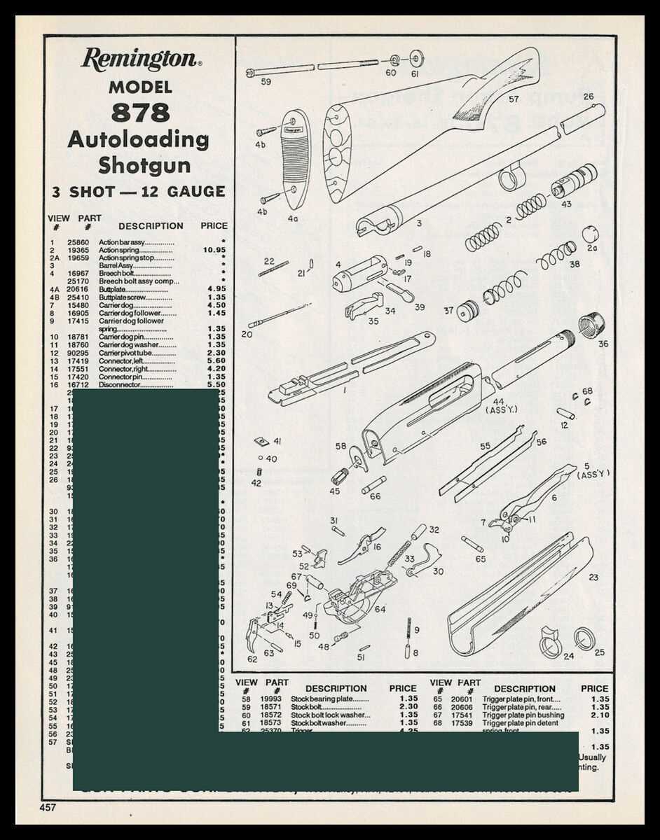 remington 1100 parts diagram