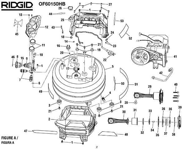 ridgid air compressor parts diagram