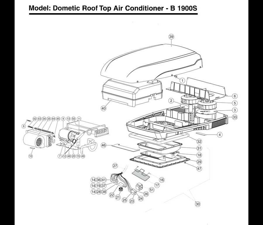 rv air conditioner parts diagram