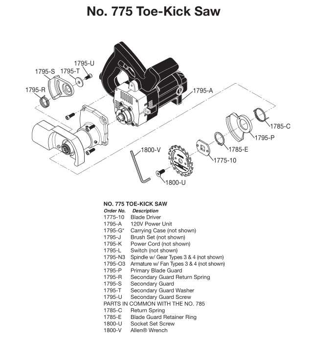 ryobi circular saw parts diagram