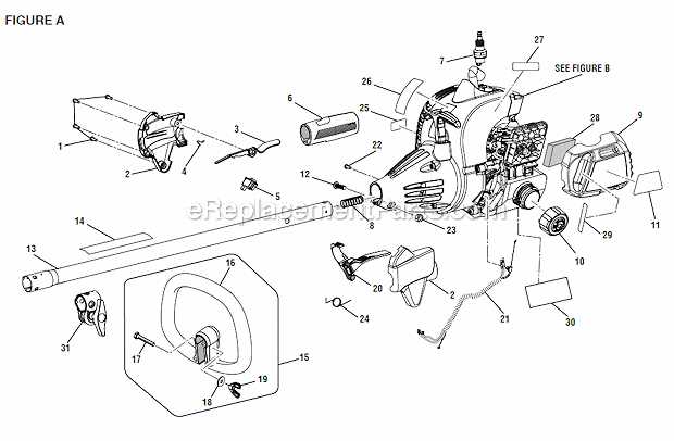 ryobi line trimmer parts diagram