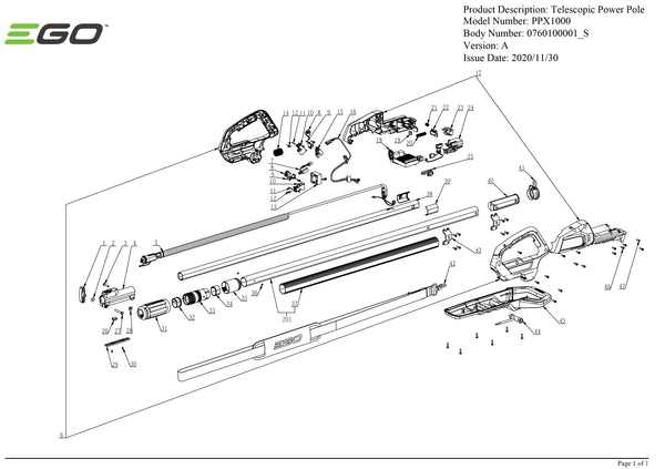 ryobi pole saw parts diagram