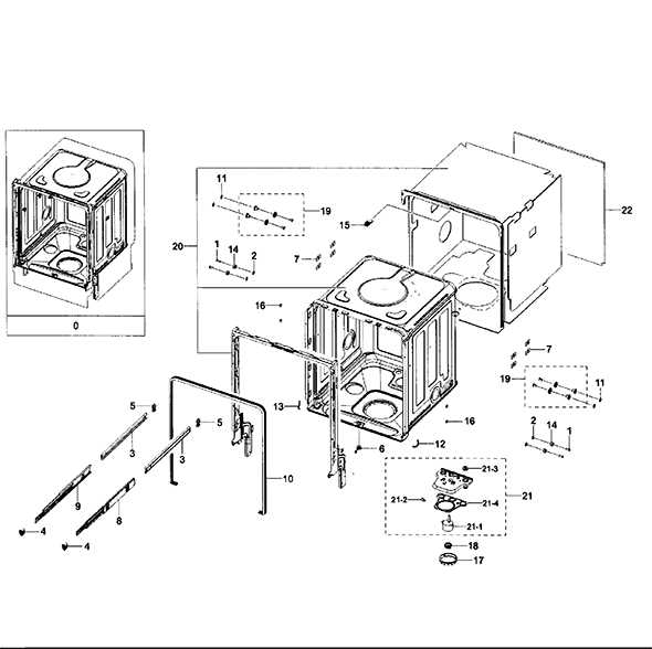 samsung dw80r9950ug parts diagram