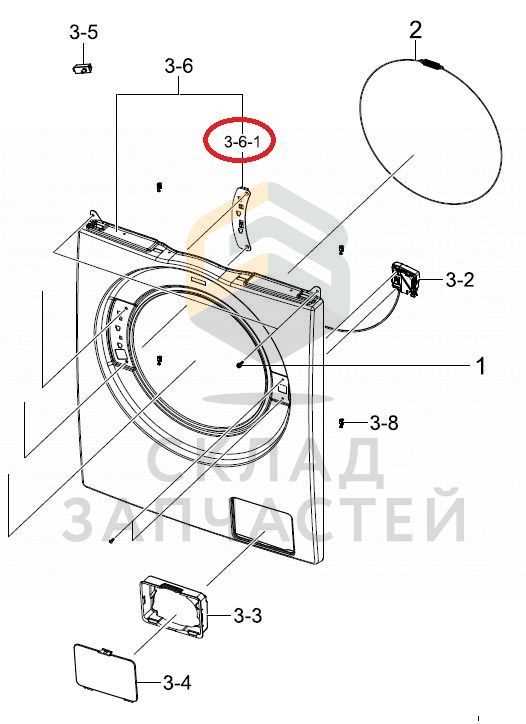 samsung top load washing machine parts diagram