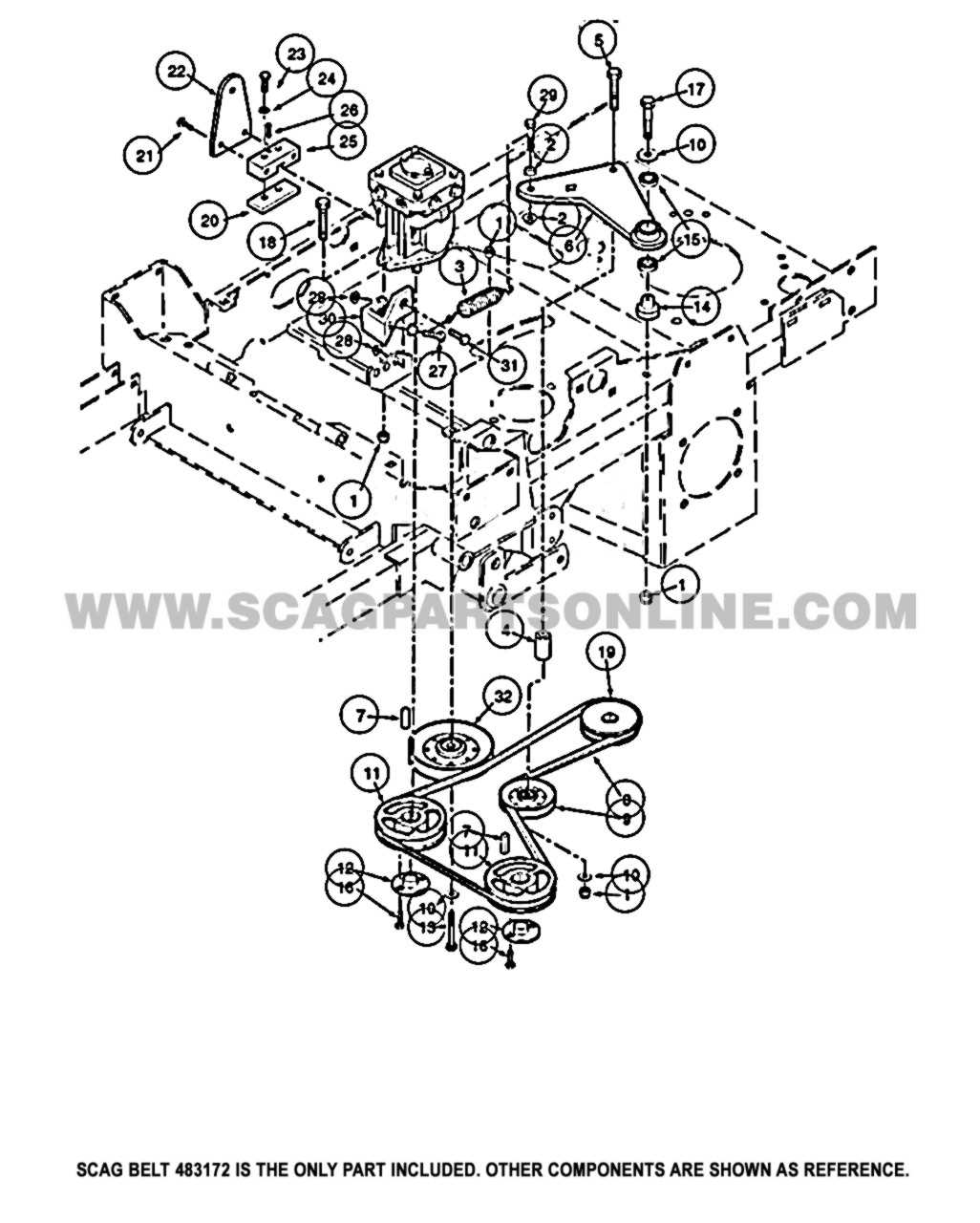 scag cheetah parts diagram