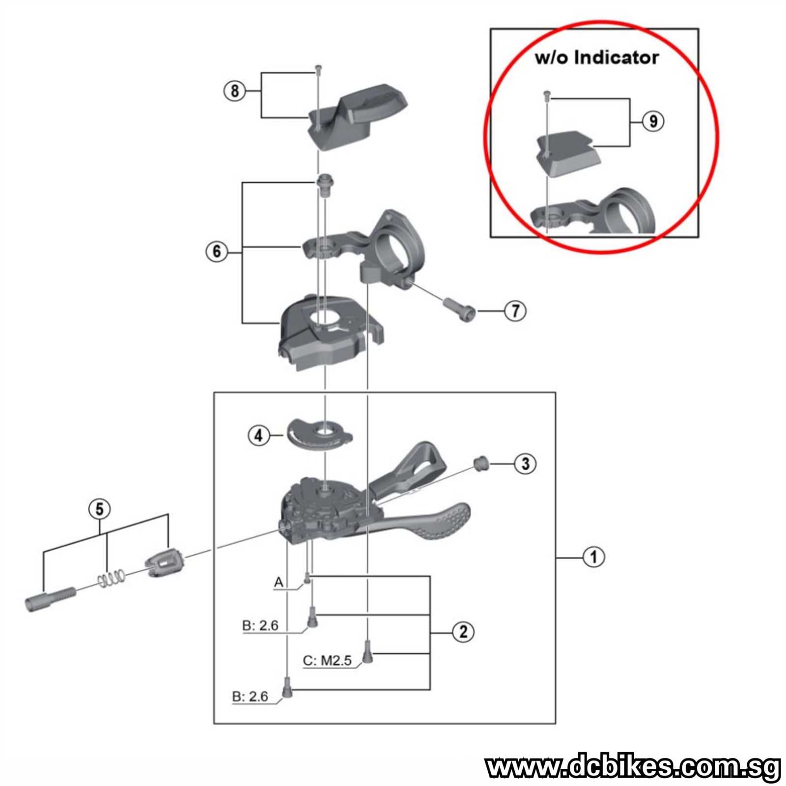 shimano slx dc parts diagram