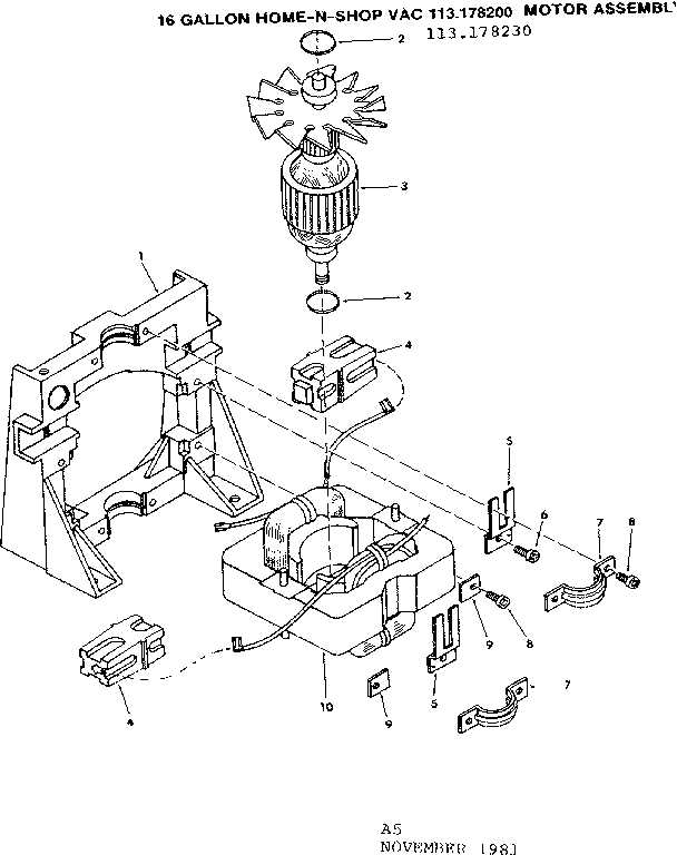 shop vac parts diagram