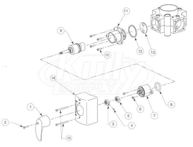 shower valve parts diagram