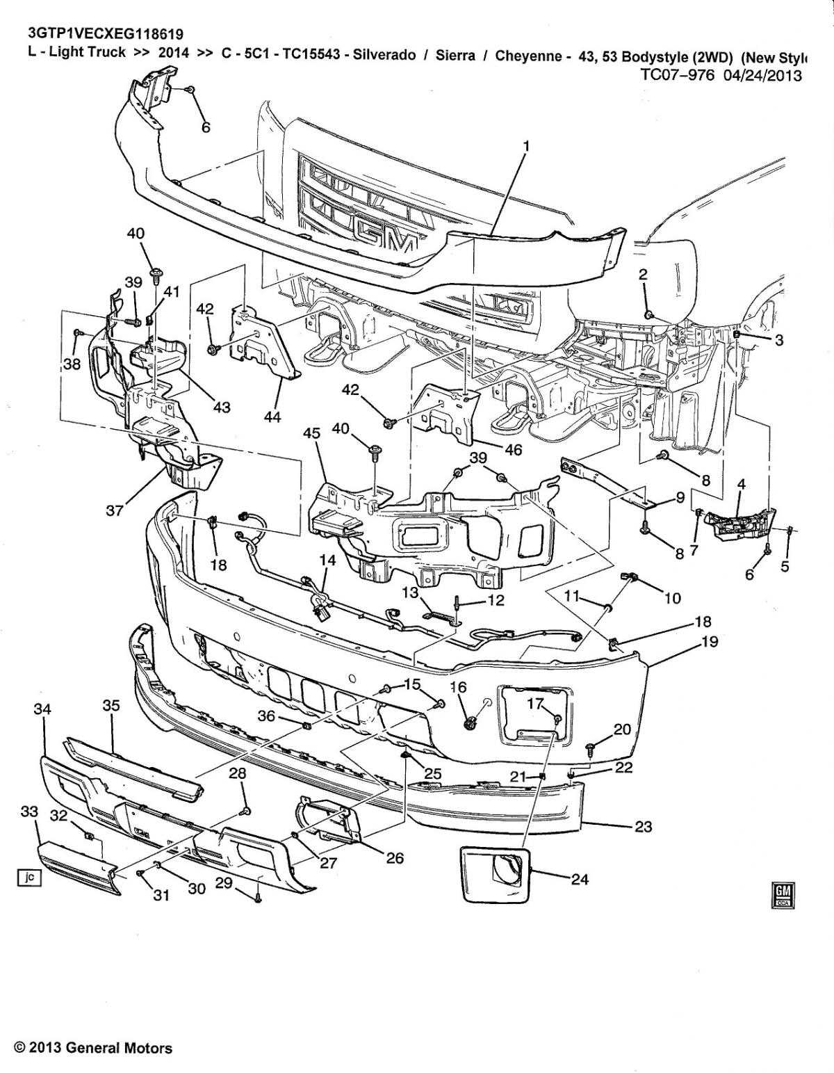 silverado parts diagram