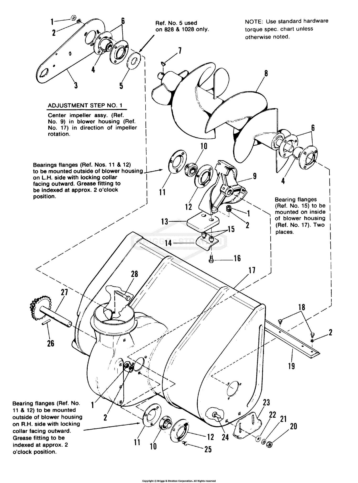 simplicity snow thrower parts diagram