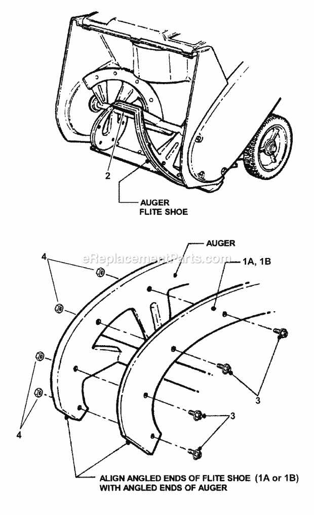 snapper snow blower parts diagram