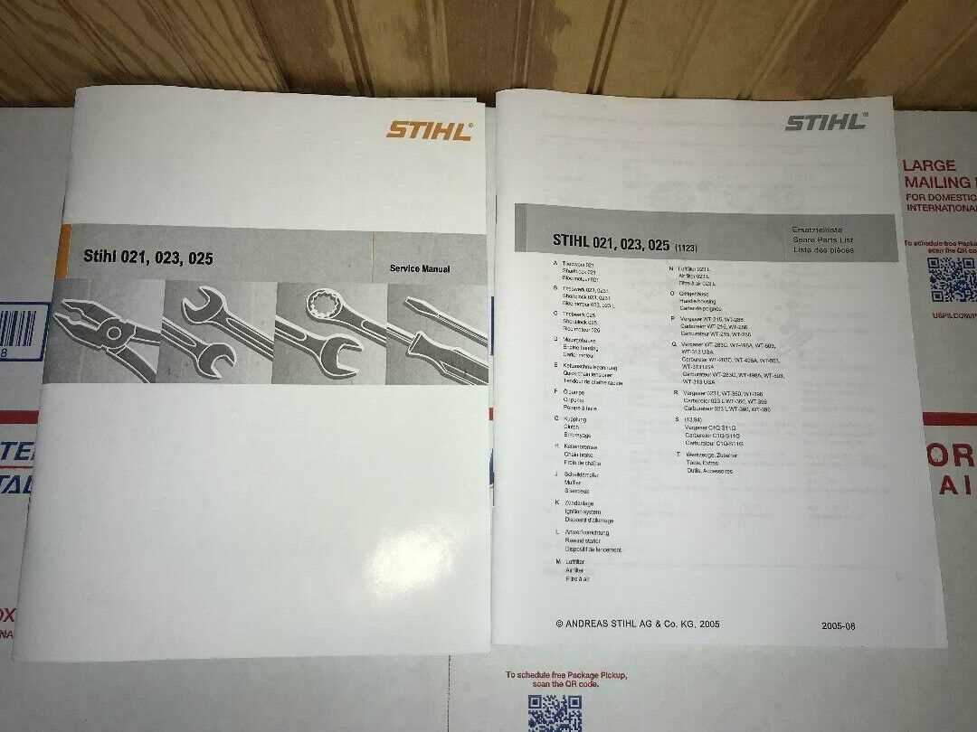 stihl 025 parts diagram