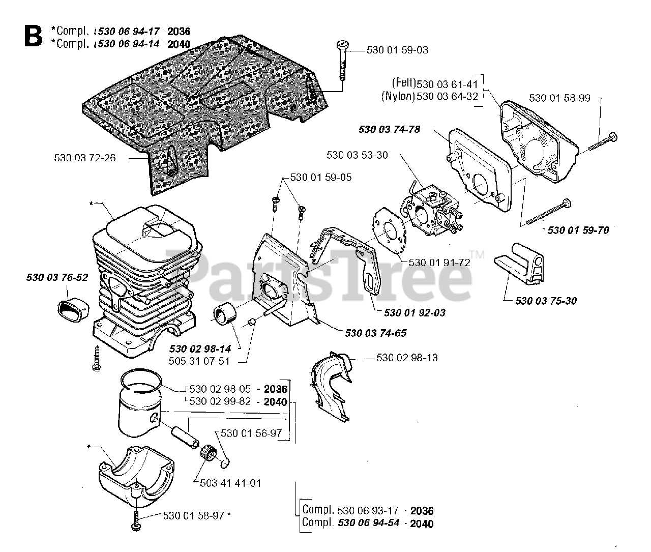 stihl 026 parts diagram