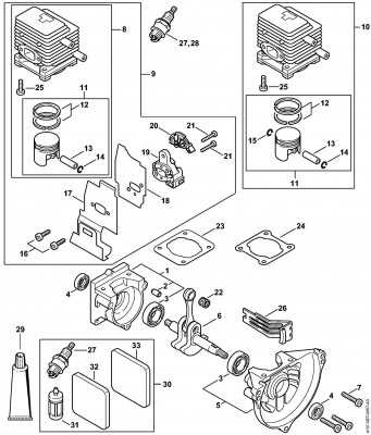 stihl 029 parts diagram