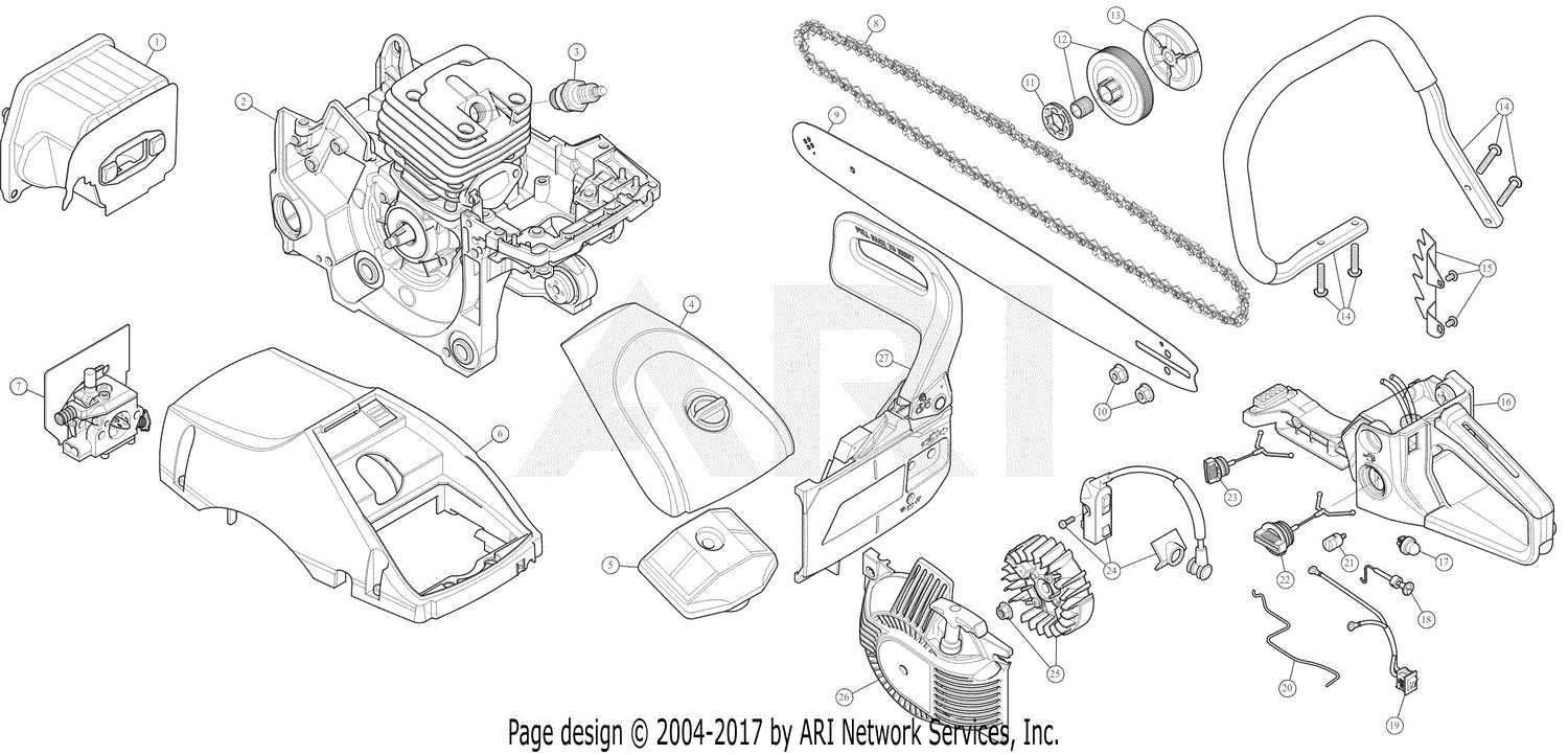 stihl 029 parts diagram