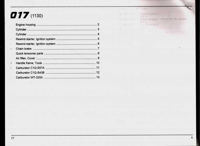 stihl 170 parts diagram