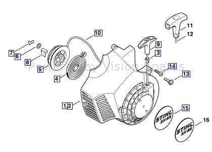 stihl bg55 parts diagram