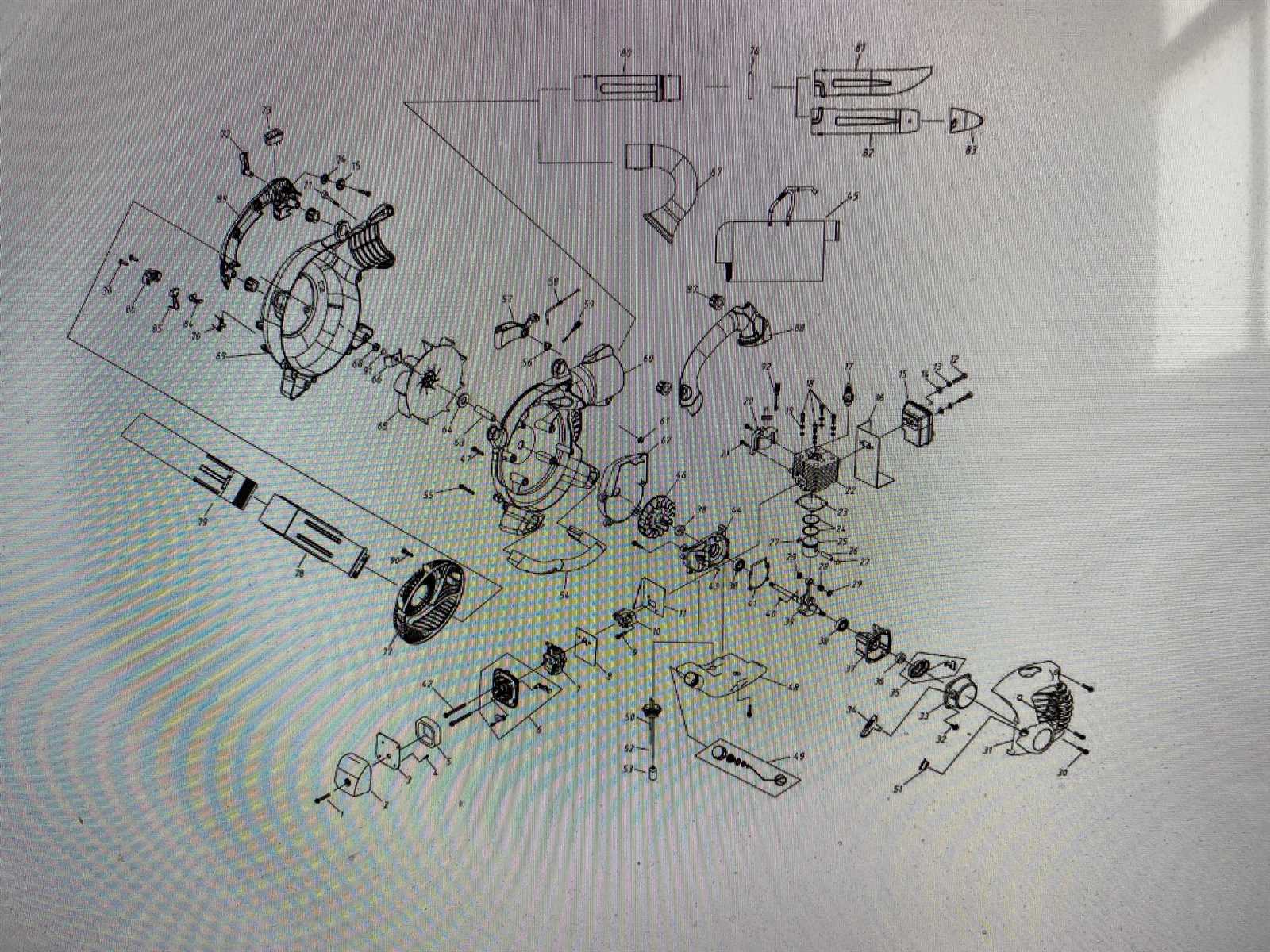 stihl blower bg 86 parts diagram