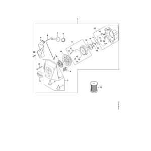 stihl br 800 x magnum parts diagram