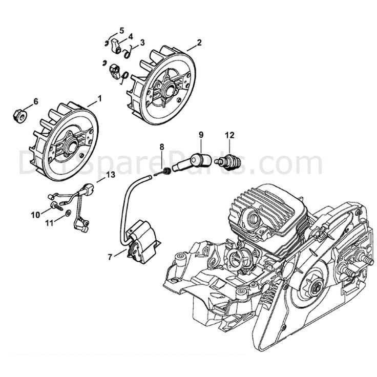 stihl chainsaw parts diagram