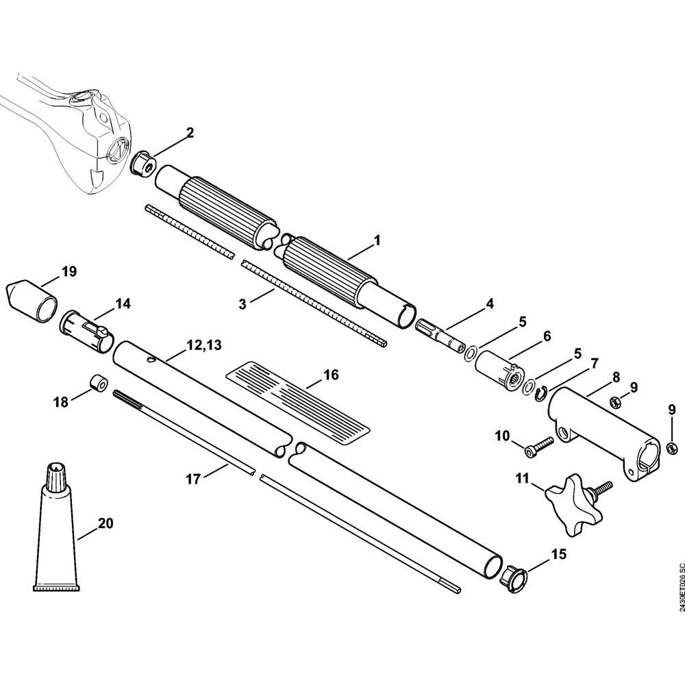 stihl ht 101 pole saw parts diagram