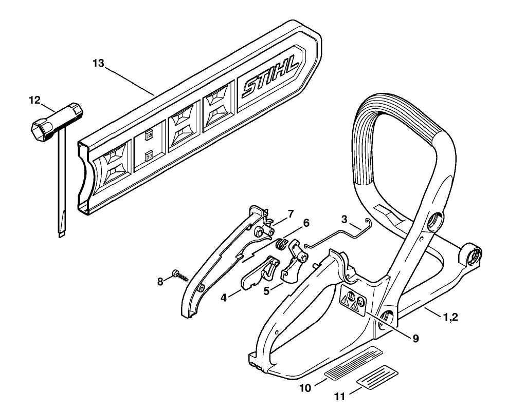 stihl ms170 parts diagram