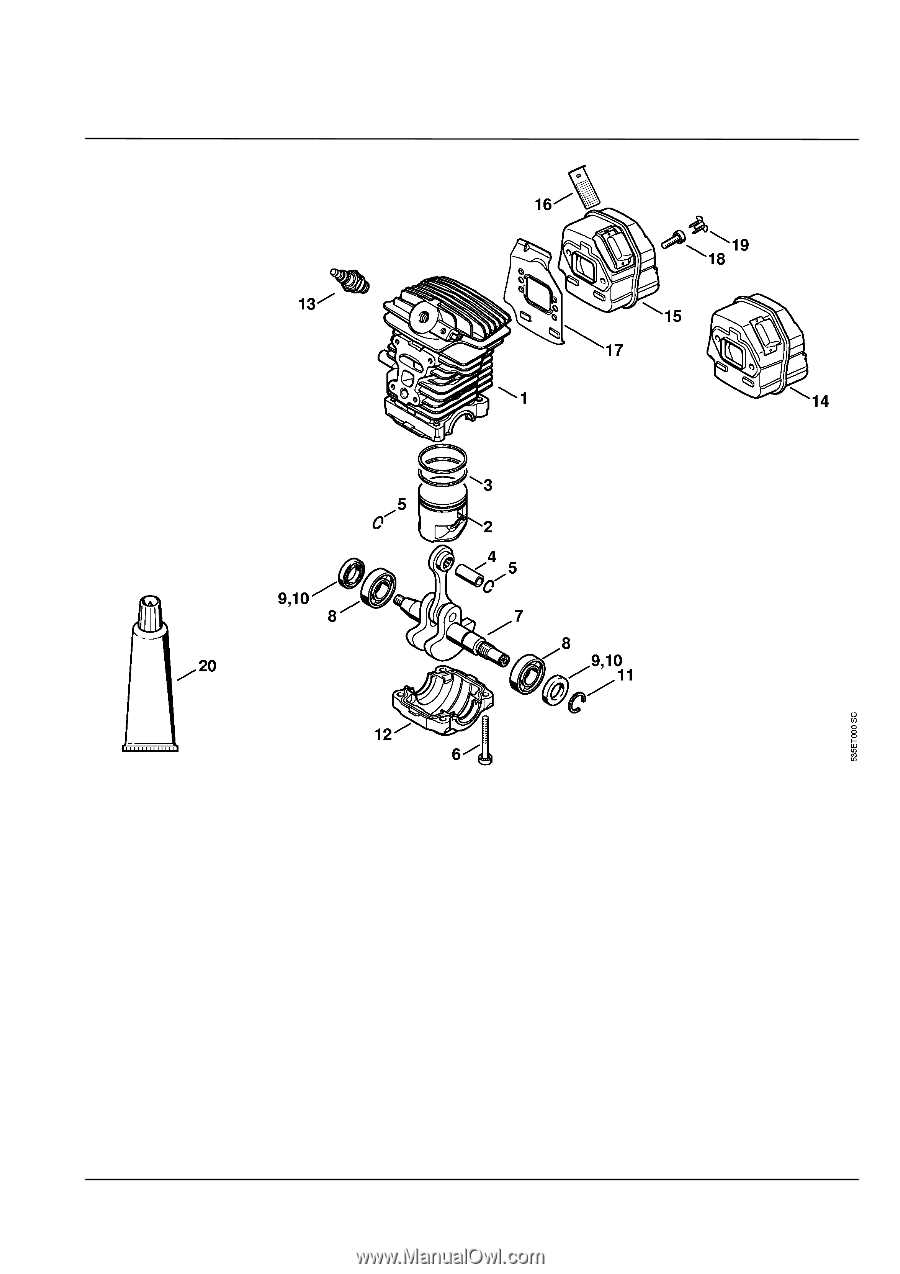 stihl ms211 parts diagram